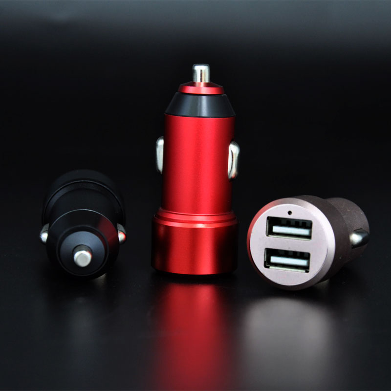 Our Aluminium Car Charger has many variety of colors to choose