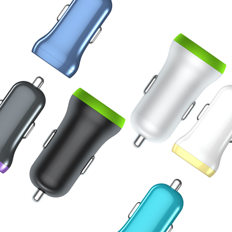 Our car charger comes in many color